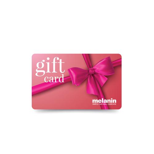 from Featured Collection, gift card (From $10.00 - $300.00). Shopping for someone else but not sure what to select? Give them the gift of choice, with a Melanin Haircare E-Gift Card! Melanin Haircare E-Gift Cards are delivered promptly by email, and contain instructions on how to redeem at checkout! gift cards have no additional processing fees.